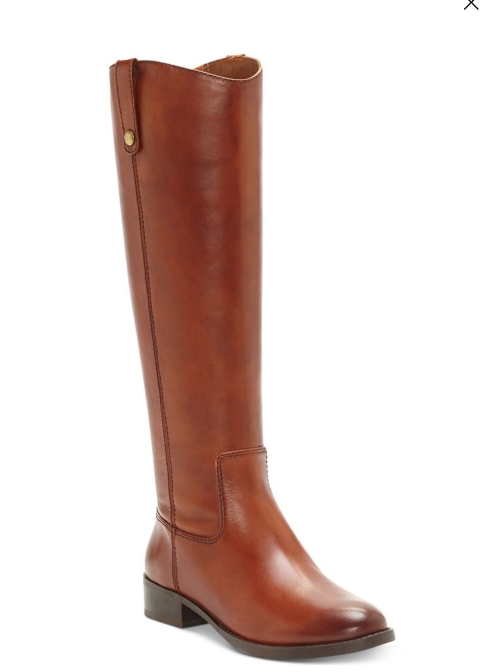 I.N.C. International ConceptsFawne Riding Leather Boots Cognac Size 9 (40)